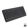 Logitech Signature K650 - belaidė klaviatūra - Bluetooth 5.1 - QWERTZ - švediška - grafito spalva