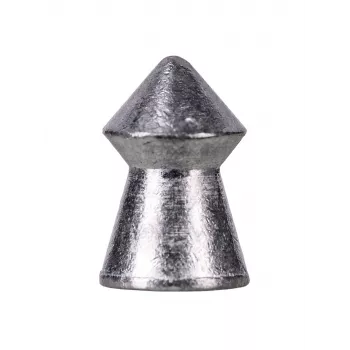 Šaudymo šratai RANGER PRORO 5.5 mm, diabolo formos, sidabriniai, 250 vnt., aliumininė dozatorė