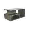 Staliukas kavos Top e Shop PRIMA BETON, laisvos formos viršus, taupe, 900×510×430 mm, 1 kojelė