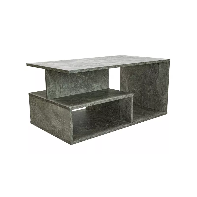 Staliukas kavos Top e Shop PRIMA BETON, laisvos formos viršus, taupe, 900×510×430 mm, 1 kojelė