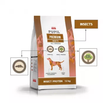 PUPIL Premium Insects sausas šunų maistas 12kg