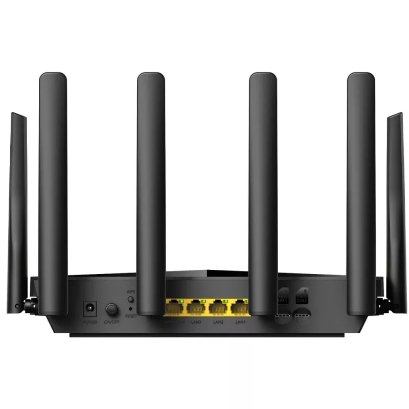Cudy LT700 4G LTE Cat 6 maršrutizatorius, Qualcomm mikroschema, dviguba SIM, AC1200 dviejų juostų WiFi, 4 Gigabit prievadai, OpenVPN