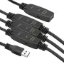 USB 3.0 ilginimo kabelis AF – AM, 30 m