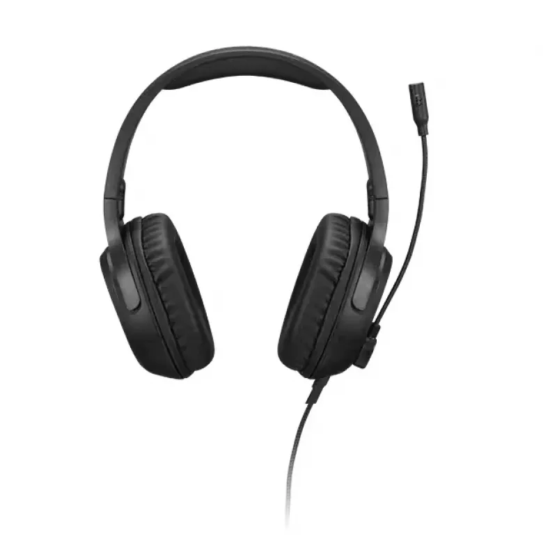 Ausinės Lenovo H110 žaidimams, laidinės, binauralinės, 3,5 mm, 1,8 m laidas, 50–20 000 Hz, 110 dB, 32 Ω, juodos