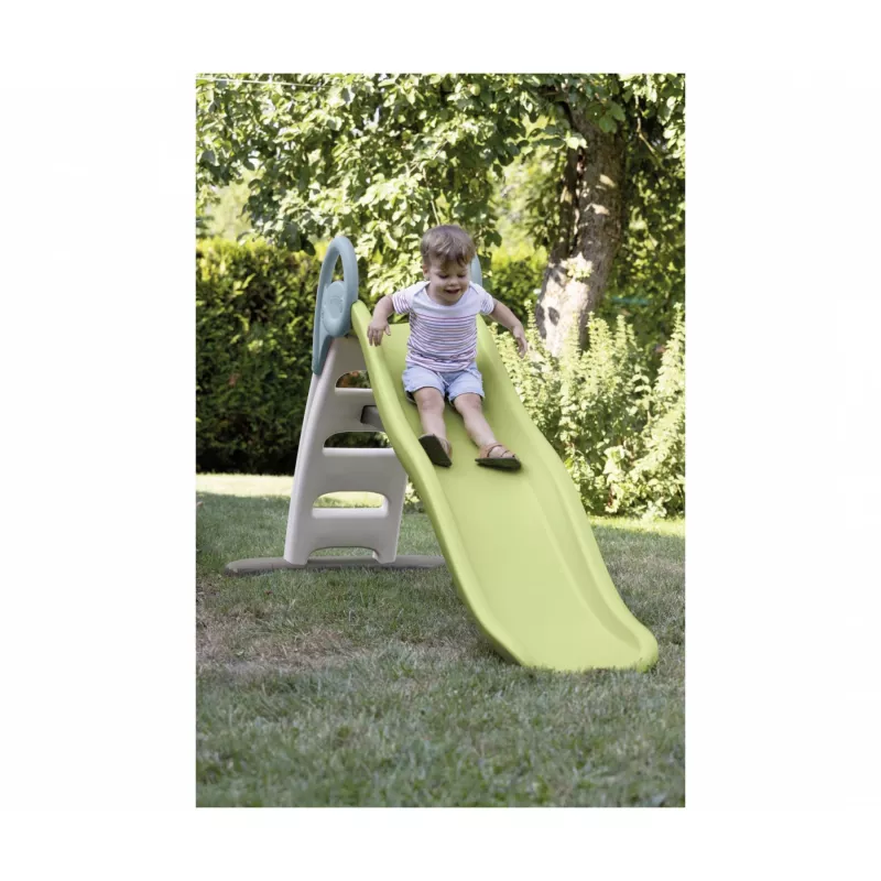 Vaikiška čiuožykla lauko žaidimams Smoby Life Funny Wave Slide su vandens jungtimi