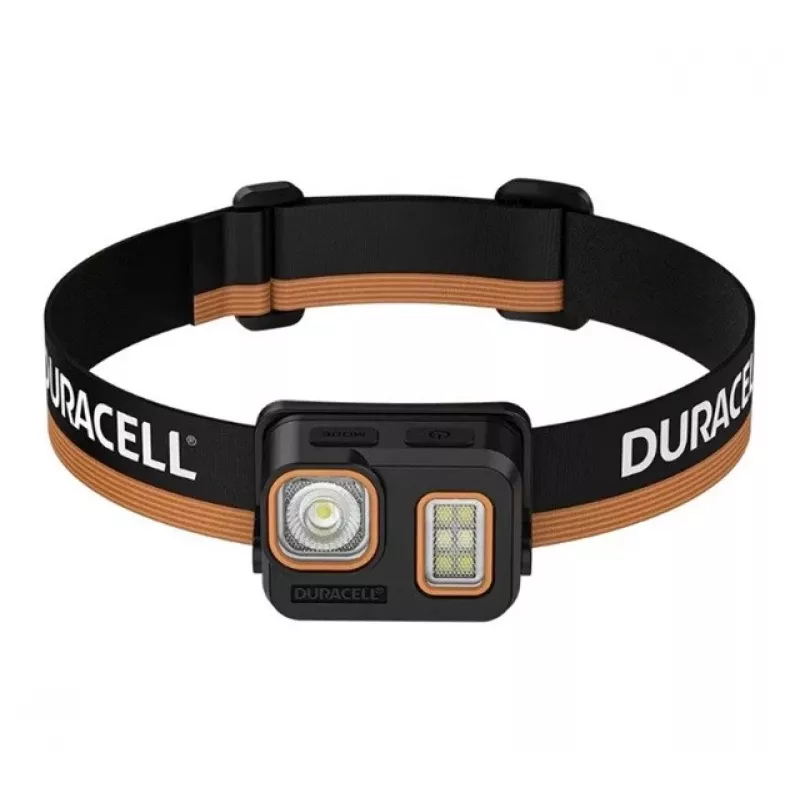 Duracell DH500R priekinė lemputė, juoda, oranžinė