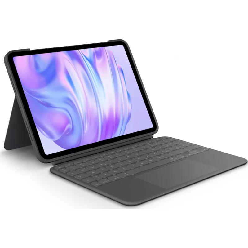 Klaviatūros dėklas Logitech Combo Touch QWERTZ vokiškas Smart Connector Graphite, skirtas iPad Pro 11 inch (M4)