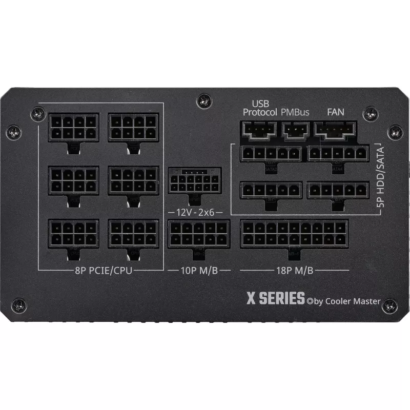 Maitinimo blokas Cooler Master X Silent Edge Platinum 1100 W 24-pin ATX juodas