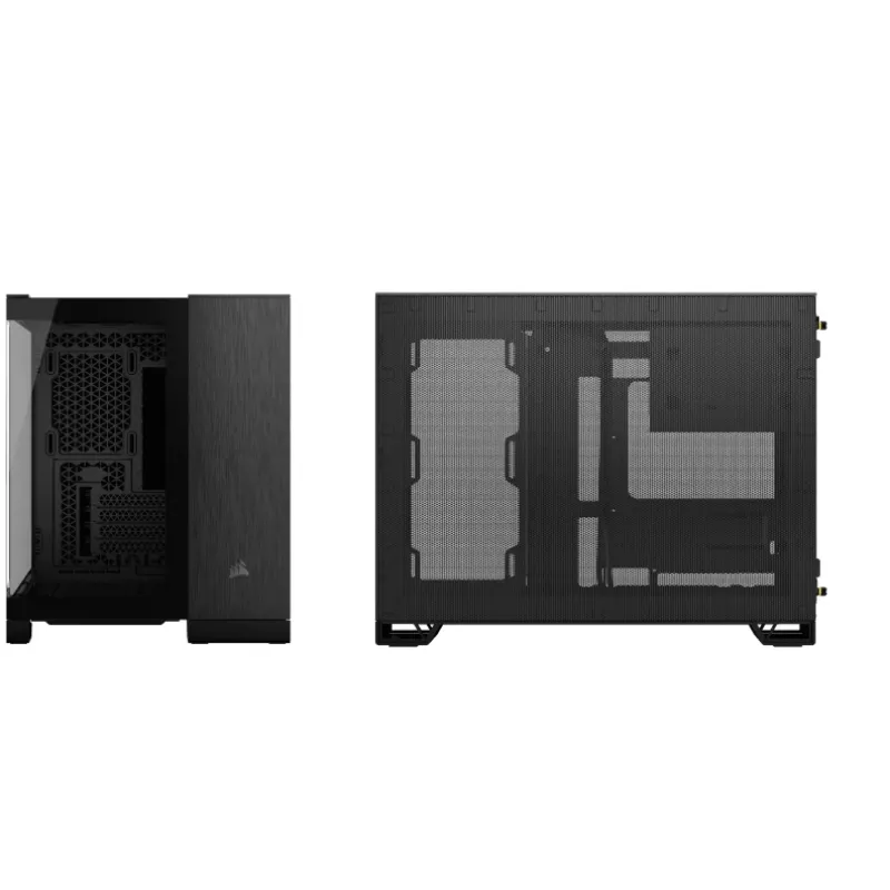 Kompiterio korpusas Corsair CC-9011287-WW Midi bokštas Aliuminis, Juodas