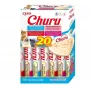 Drėgnas skanėstas katėms INABA Churu 20 x 14 g – tuno ir jūros gėrybių skonio putėsiai vamzdeliuose