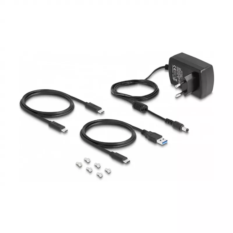 DeLOCK USB Type-C dokavimo stotelė 1 x U.2 SSD juoda