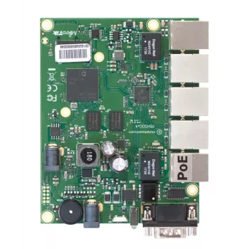 Maršrutizatorius laidinis MikroTik RB450Gx4 Gigabit Ethernet Green
