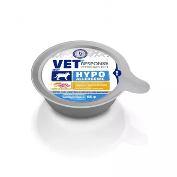 VET RESPONSE Hypoallergenic Turkey šlapias ėdalas katėms – 85 g