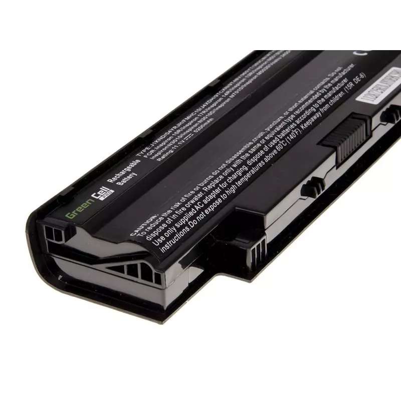 Baterija Green Cell DE01PRO, skirta DELL Inspiron 15 N5010, 15R N5010, N5110, 14R N5110, 3550, Vostro 3550, 11,1 V, 5200 mAh