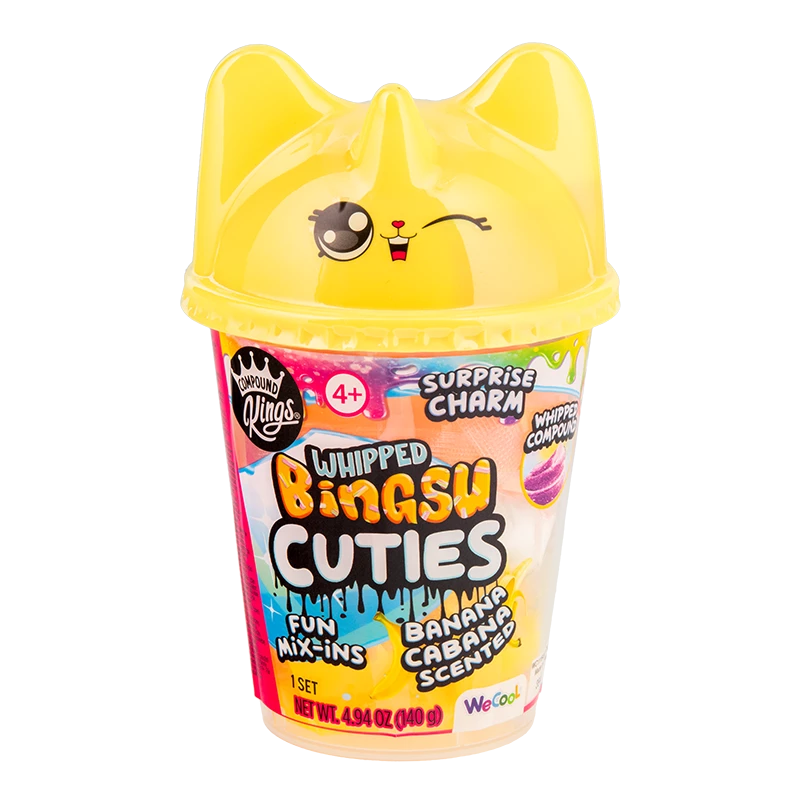 WECOOL Whipped Bingsu Cuties Banana Cabana šaldytas desertų mišinys — Plaktas bingsu puodelis, bananų skonis