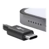 Goobay 66318 USB-C laidas, juodas, 1 m