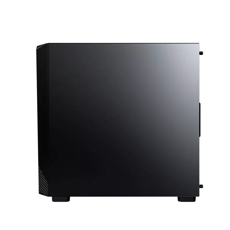 Montech X5M (B) „Micro Tower“ kompiuterio korpusas – Micro-ATX/Mini-ITX, 3×120 mm priekyje, 1×120 mm gale, palaiko ATX maitinimo šaltinį, 2×3,5 colio + 4×2,5 colio, juodas