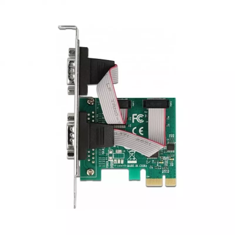 PCI Express x1 kortelė DeLOCK 90046 su dviem RS-232 prievadais