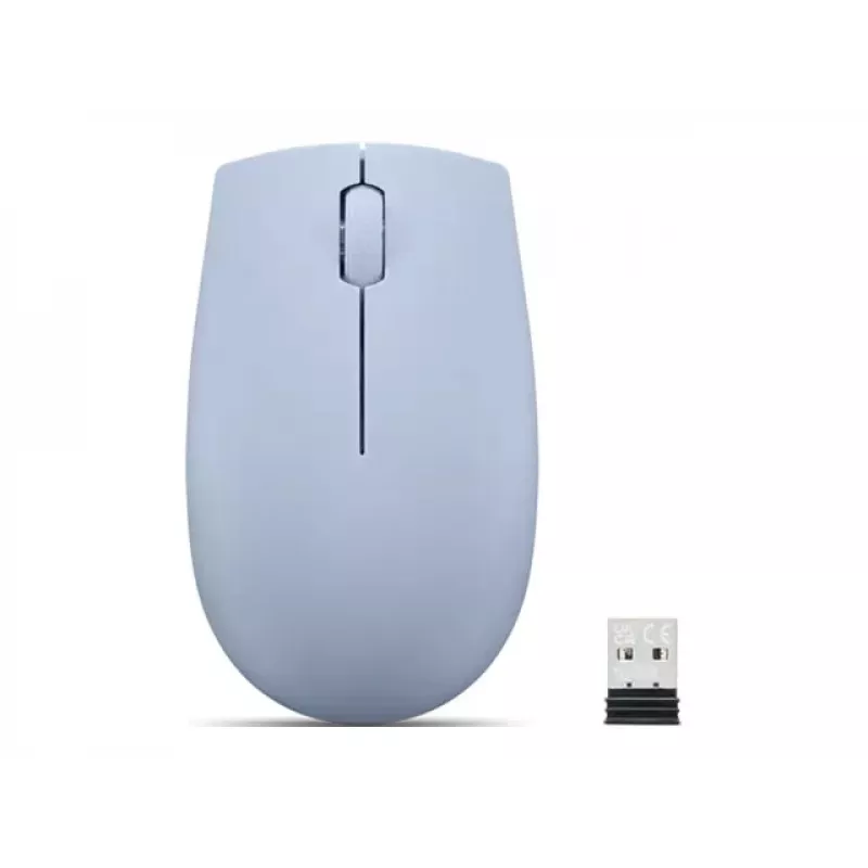 Belaidė ambidekstrinė pelė Lenovo GY51L15679 – Frost Blue, RF 2,4 GHz, 1000 DPI, 3 mygtukai, AA baterija