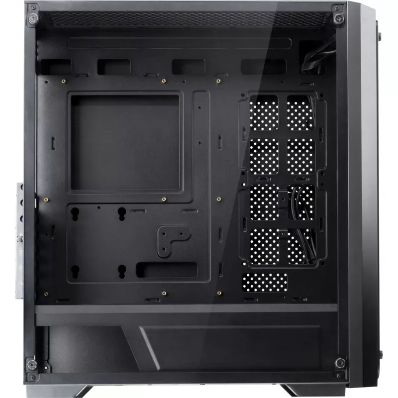 RAIJINTEK PONOS TG4 korpusas – stalinis – SPCC – juodas – ATX / EATX / EEB / micro ATX / Mini-ATX – žaidimams