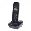 DECT belaidis telefonas Panasonic KX-TG1611, juodas, 1,9 GHz, 1,25 colio ekranas, iki 15 h pokalbio, 50 kontaktų telefono knyga