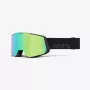 100% SNOWCRAFT slidinėjimo akiniai Juodi Unisex Green, Mirror, Turquoise cilindrinis (plokščias) lęšis
