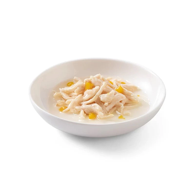 Šlapias kačių ėdalas SCHESIR Vištienos filė su moliūgu sultinyje 6x50g