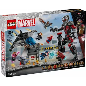 LEGO MARVEL 76314 Kapitonas Amerika: Pilietinis karas – Mūšis
