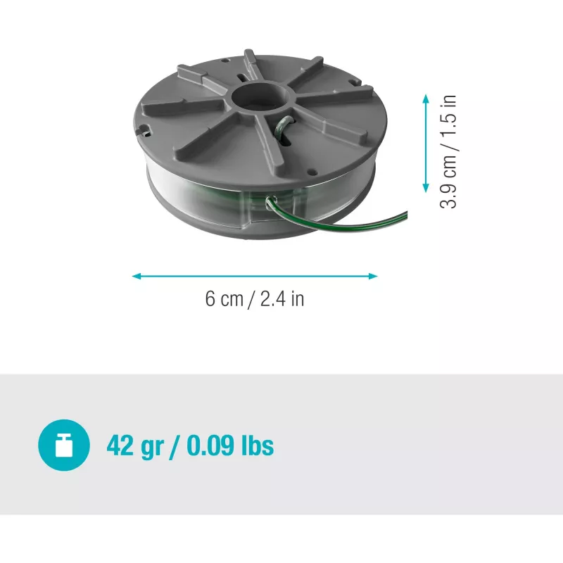 Pjovimo siūlo ritė GARDENA 5411-20 žalia pilka ABS nailonas 60 mm