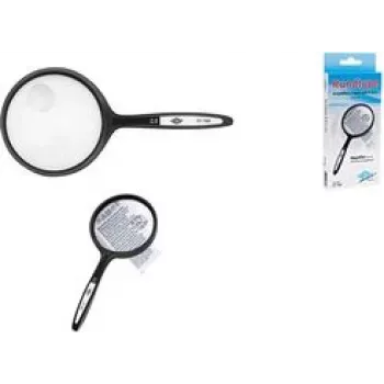 Didinamasis stiklas WEDO 271 7509 – 74 mm skersmens plastikinis lęšis, rankinis didintuvas