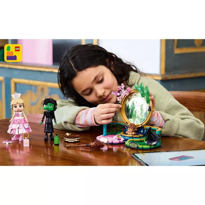LEGO Wicked figūrėlės Elphaba ir Glinda 75682 – kolekcinis minifigūrėlių rinkinys