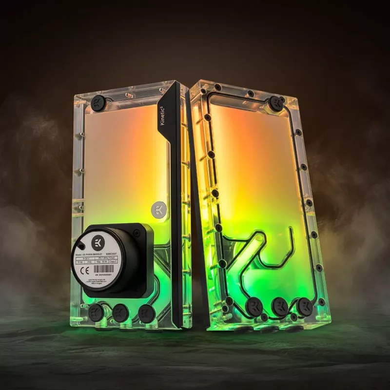 EK Water Blocks EK-Quantum Kinetic3 FLT D5/DDC Rezervuaras 240mm D-RGB