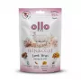 OLLO Air-Dried Skin & Coat Lamb Strips 80 g – avienos oro džiovinti skanėstai šunims odai ir kailiui