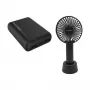 Nešiojamas ventiliatorius ir power bank RealPower PB-10000 mini HD 10000mAh