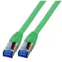 EFB-Elektronik RJ45 jungiamasis kabelis Cat.6A S/FTP TPECat.7 superflex Žalias 0,25m (K5525FGN.0,25)