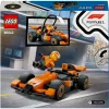 LEGO City F1 lenktynininkas McLaren lenktyninis automobilis 60442 — konstravimo rinkinys, 86 dalys, 1 minifigūrėlė, nuo 6 metų