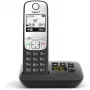 Gigaset A690A – analoginis/DECT telefonas – belaidė rankinė – laisvų rankų sistema – 100 įrašų – juoda (S30852-H2830-B101)