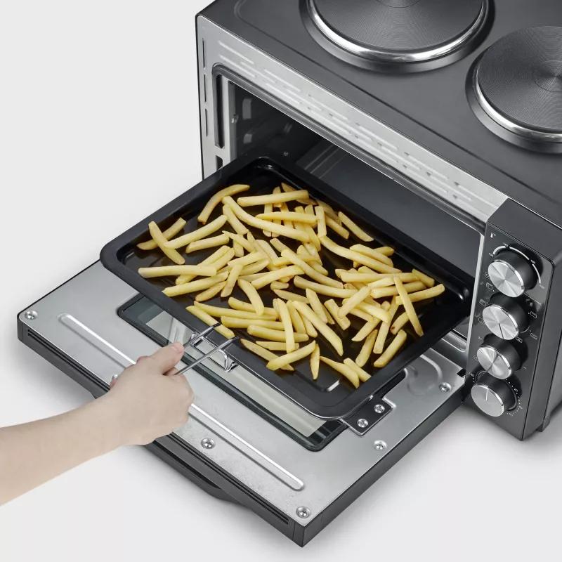 Mini orkaitė Severin TO 2074 30L 2500W Juoda Grilis
