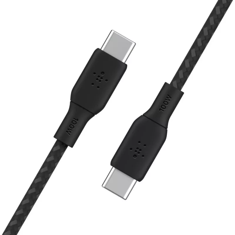 USB laidas Belkin CAB014bt3MBK 3 m USB-C juodas USB 2.0