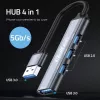 USB šakotuvas QOLTEC 53793 – USB 3.0 įvadas, 3× USB 2.0 prievadai