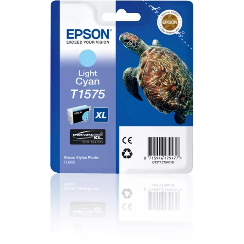 Kasetė Epson T1575 Šviesiai Cyan