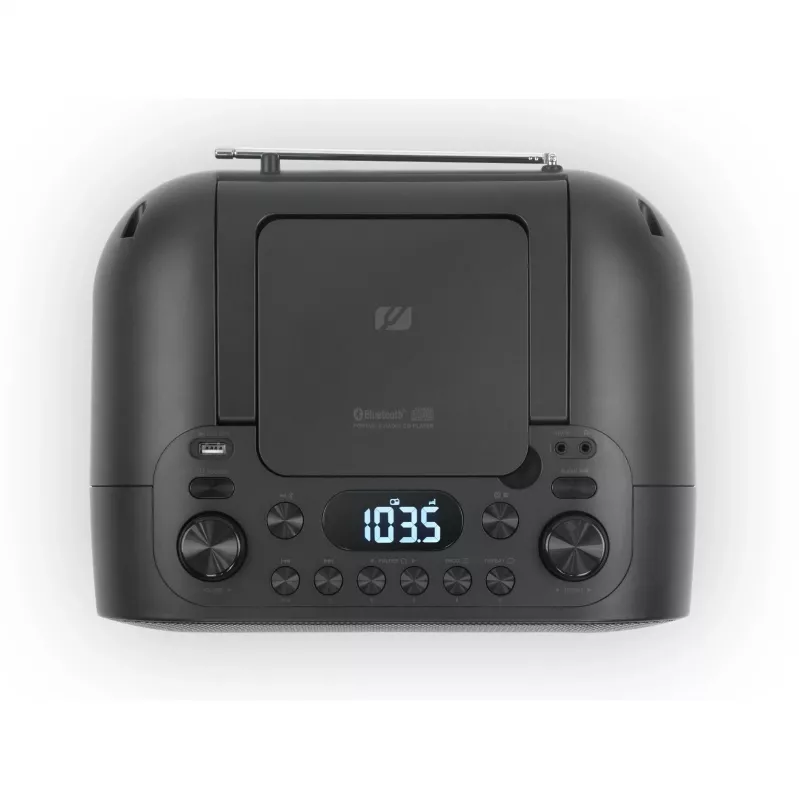 Muse M-35 BT nešiojamas radijas su Bluetooth, USB ir AUX, juodas
