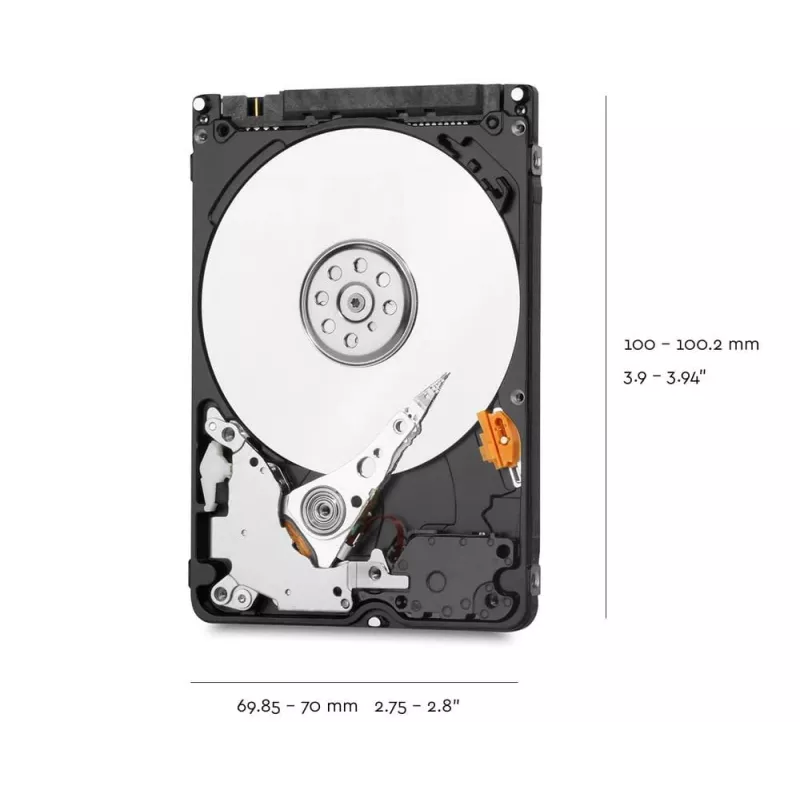 Standusis diskas Western Digital 2 TB 2,5 colio Serial ATA III WD20SPZX