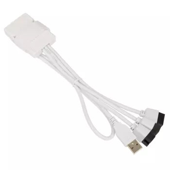 USB šakotuvas Lian Li PW-U2TPAW Type A vyriškas 1→3 IDC 9 kontaktų