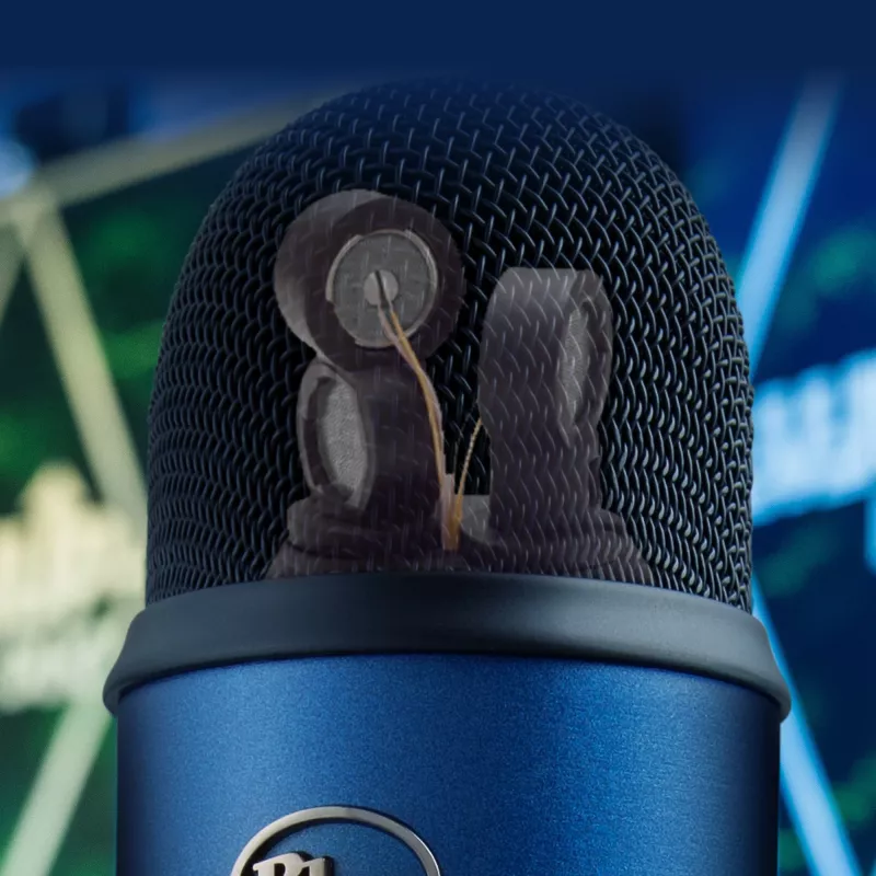 Logitech 988-000232 Blue – Profesionalus USB mikrofonas