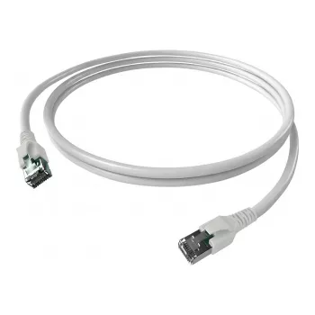 Easylan CP1KWBWBW0050 RJ45 tinklo kabelis, jungiamasis kabelis CAT 6a S/FTP 5 m baltas 1 vnt.