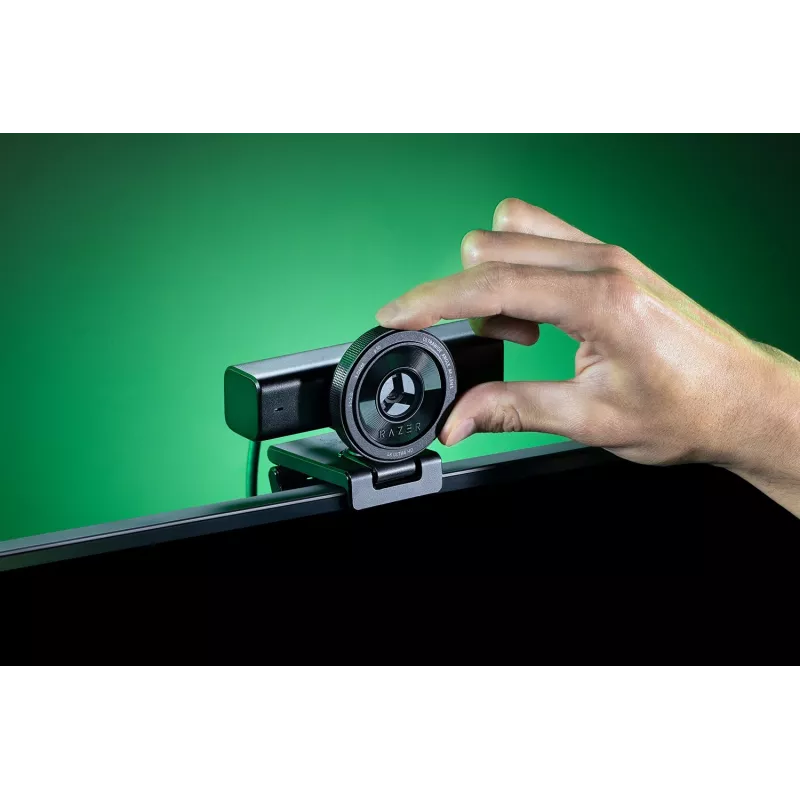 Razer Kiyo V2 internetinė kamera, 4K 30 FPS, 1080p 60 FPS, su triukšmo slopinimo mikrofonu