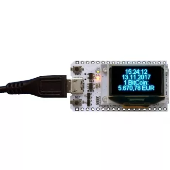 ALLNET ALL-ESP32-IoT-Display 4 eilučių WLAN IoT ekrano modulis su ESP32