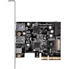 SilverStone ECU05 USB adapter PCIe 2.0 x2 Low Profile USB 3.1 Type C x1 + USB 3.0 x2 + USB 3.0 (vidinis) x2 (SST-ECU05)
