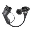 Automobilinis įkroviklio adapteris Extralink BS-EVSC004 į BS-EVP001-L32A 240V juodas